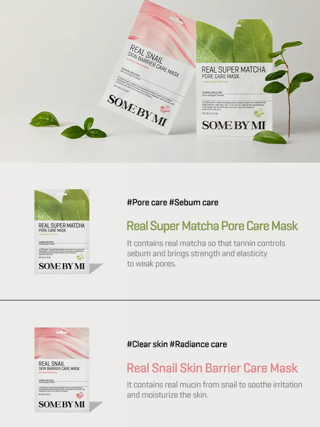 SOME BY MI Real Care Vegan Face Sheet Mask