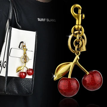 Classy Cherry Bag Charms